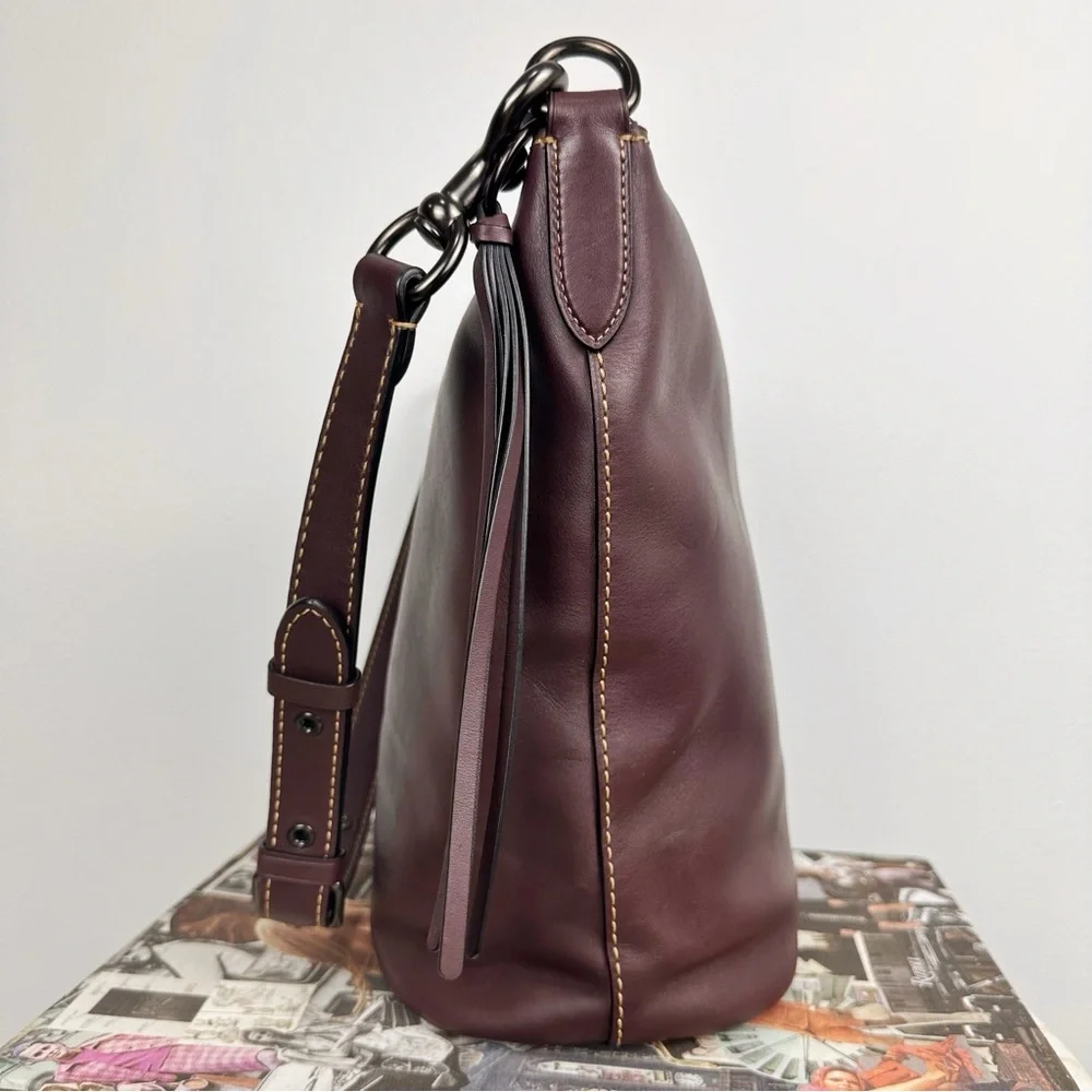Coach 1941 Duffle Leather Bag Oxblood Rare Original Archive - Picture 6 of 9